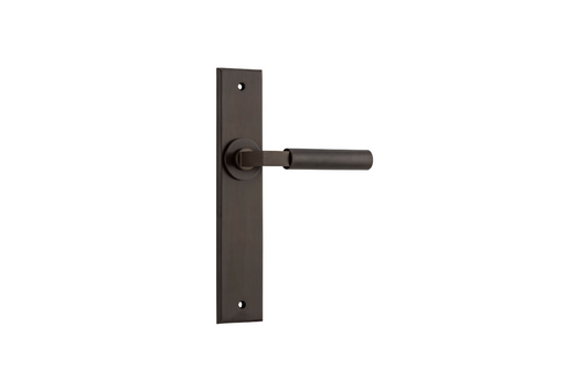 Berlin Lever Chamfered Signature Brass