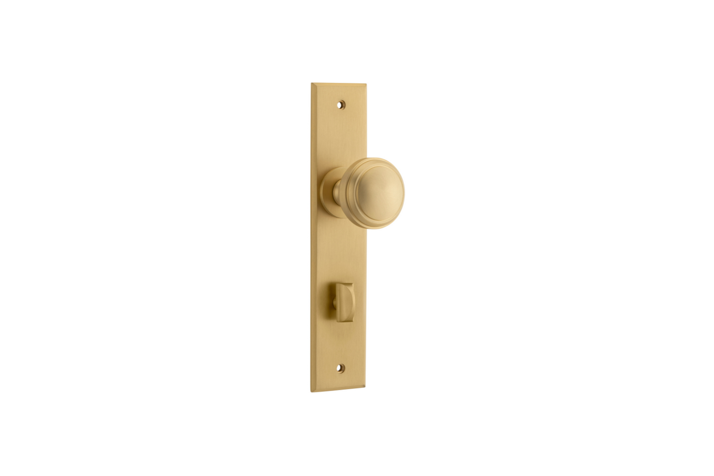 Paddington Knob Chamfered Brushed Brass