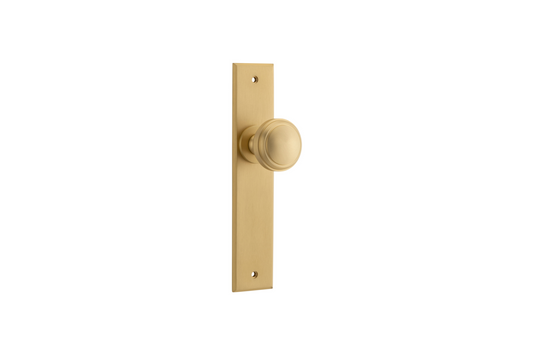 Paddington Knob Chamfered Brushed Brass