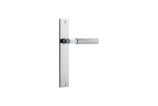 Brunswick Lever Rectangular Polished Chrome