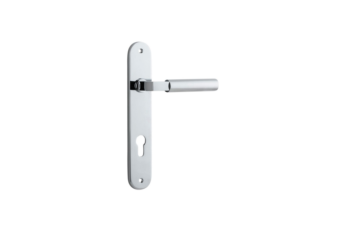 Berlin Lever Oval Polished Chrome