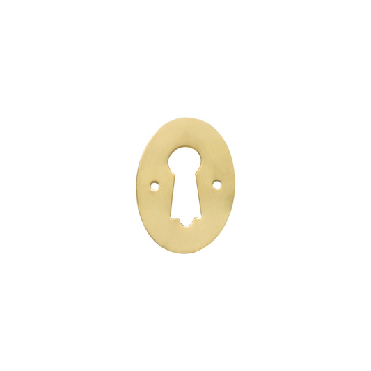 Pressed Escutcheon Polished Brass