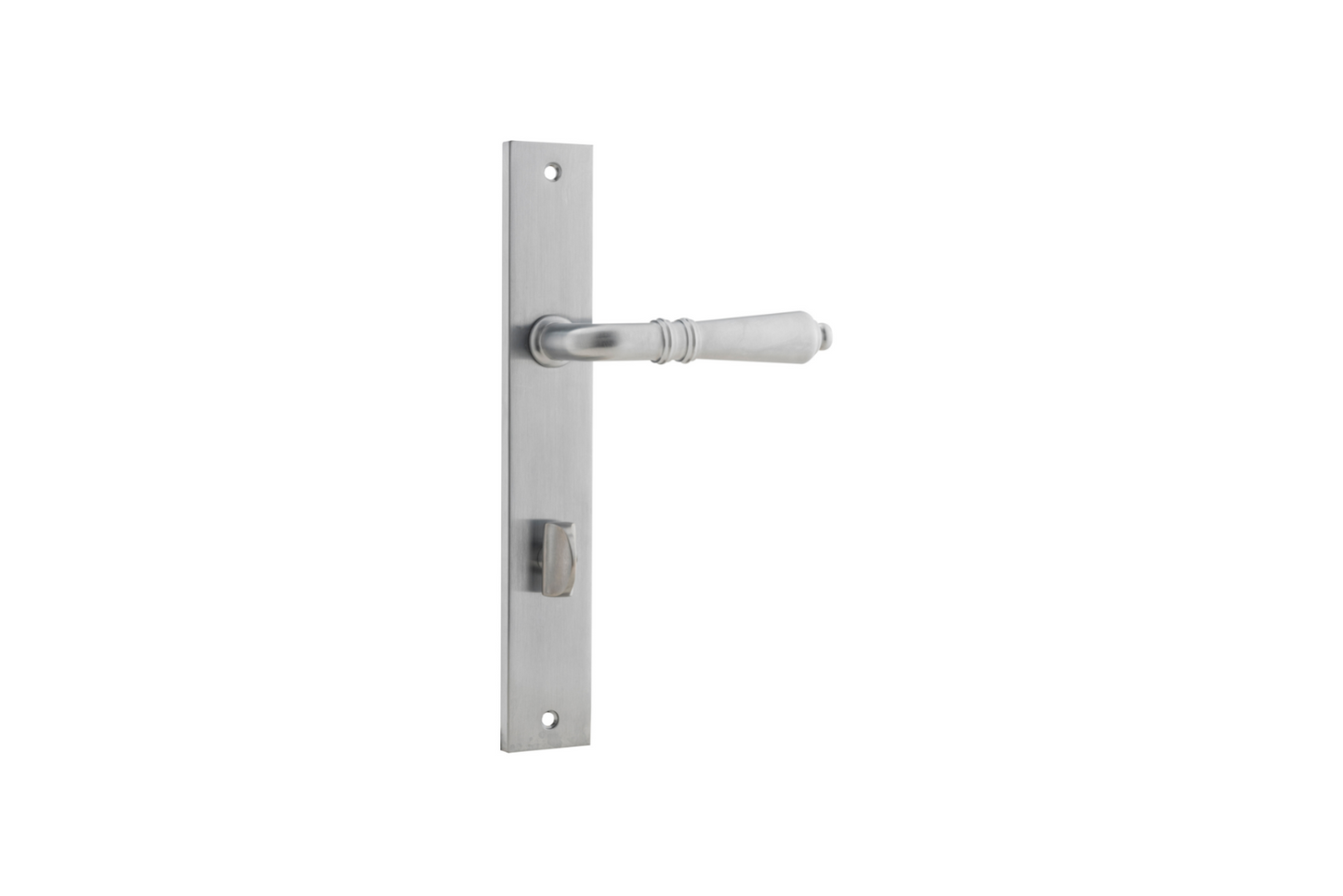 Sarlat Lever Rectangular Brushed Chrome