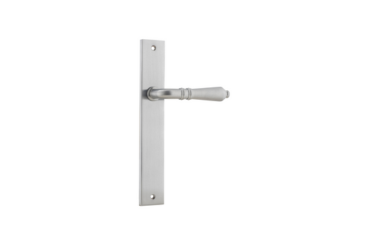 Sarlat Lever Rectangular Brushed Chrome