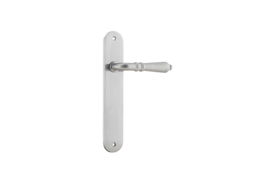 Sarlat Lever Oval Brushed Chrome