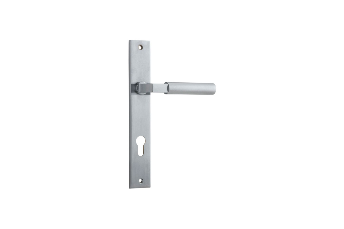 Berlin Lever Rectangular Brushed Chrome