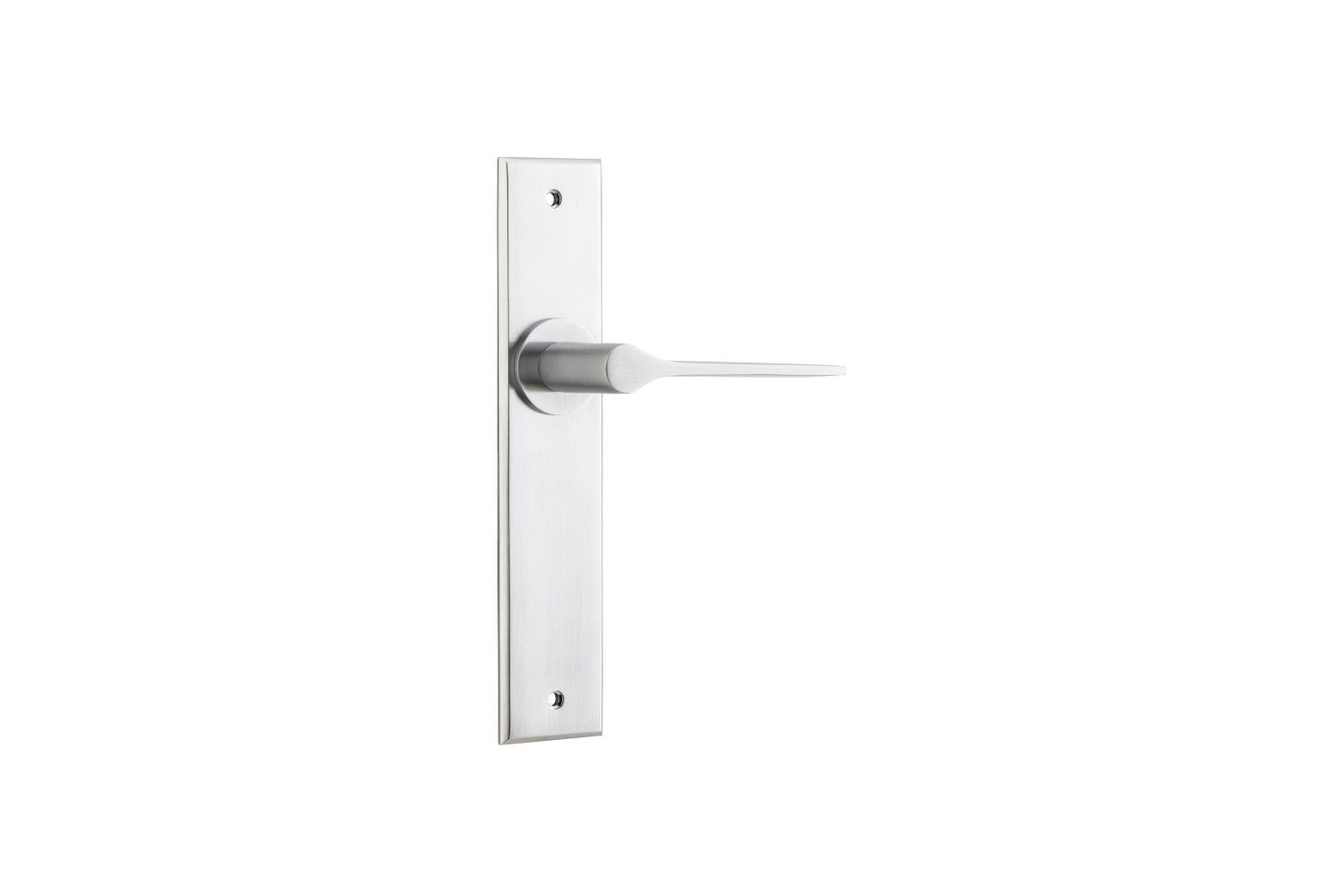 Como Lever Chamfered Brushed Chrome