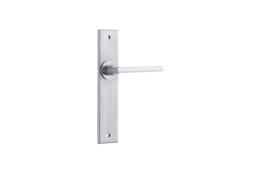 Baltimore Lever Chamfered Brushed Chrome