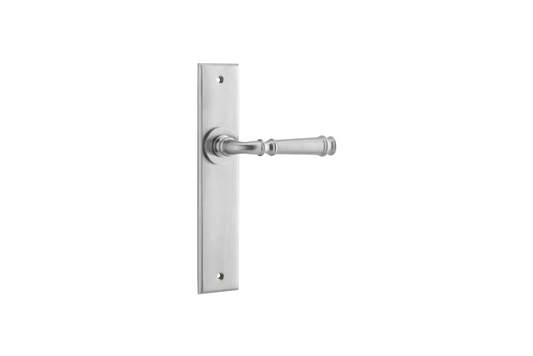 Verona Lever Chamfered Brushed Chrome