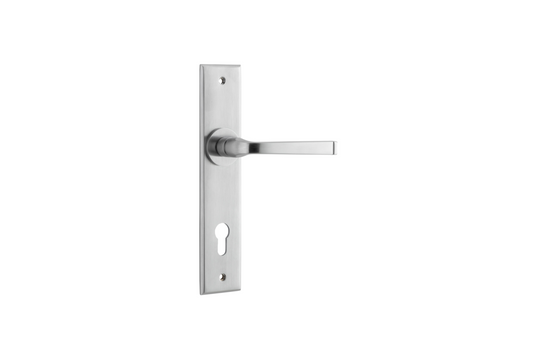 Annecy Lever Chamfered Brushed Chrome