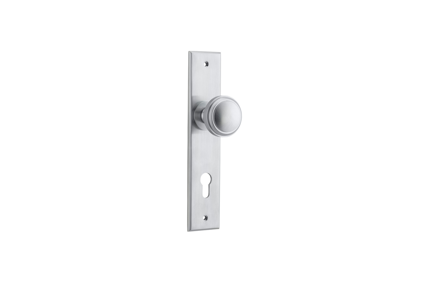 Paddington Knob Chamfered Brushed Chrome