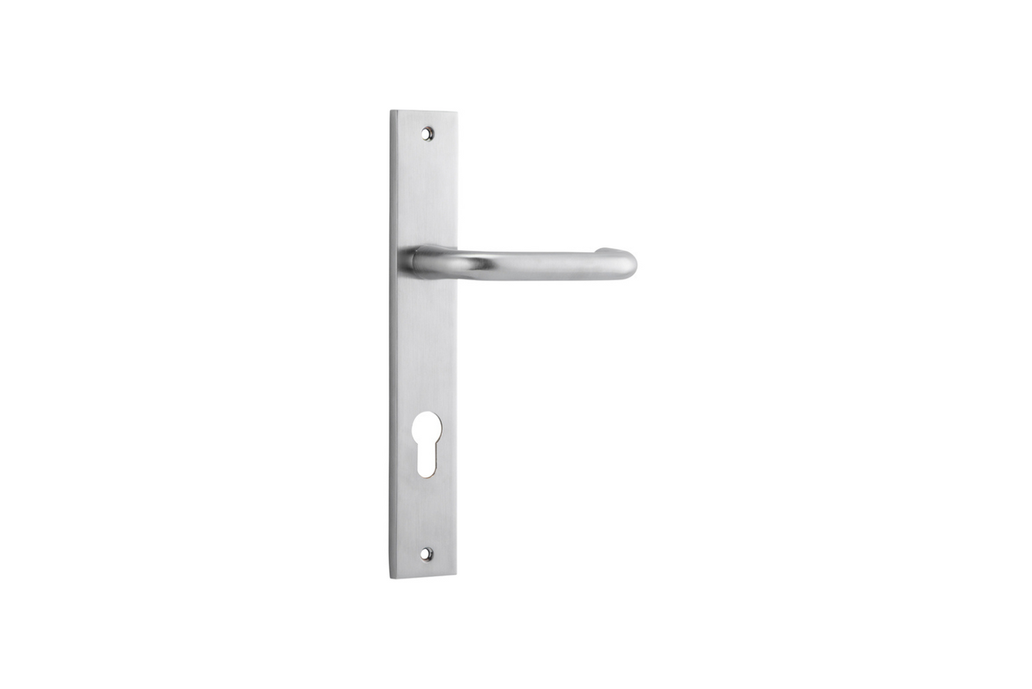 Oslo Lever Rectangular Brushed Chrome