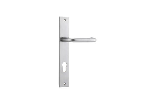 Oslo Lever Rectangular Brushed Chrome