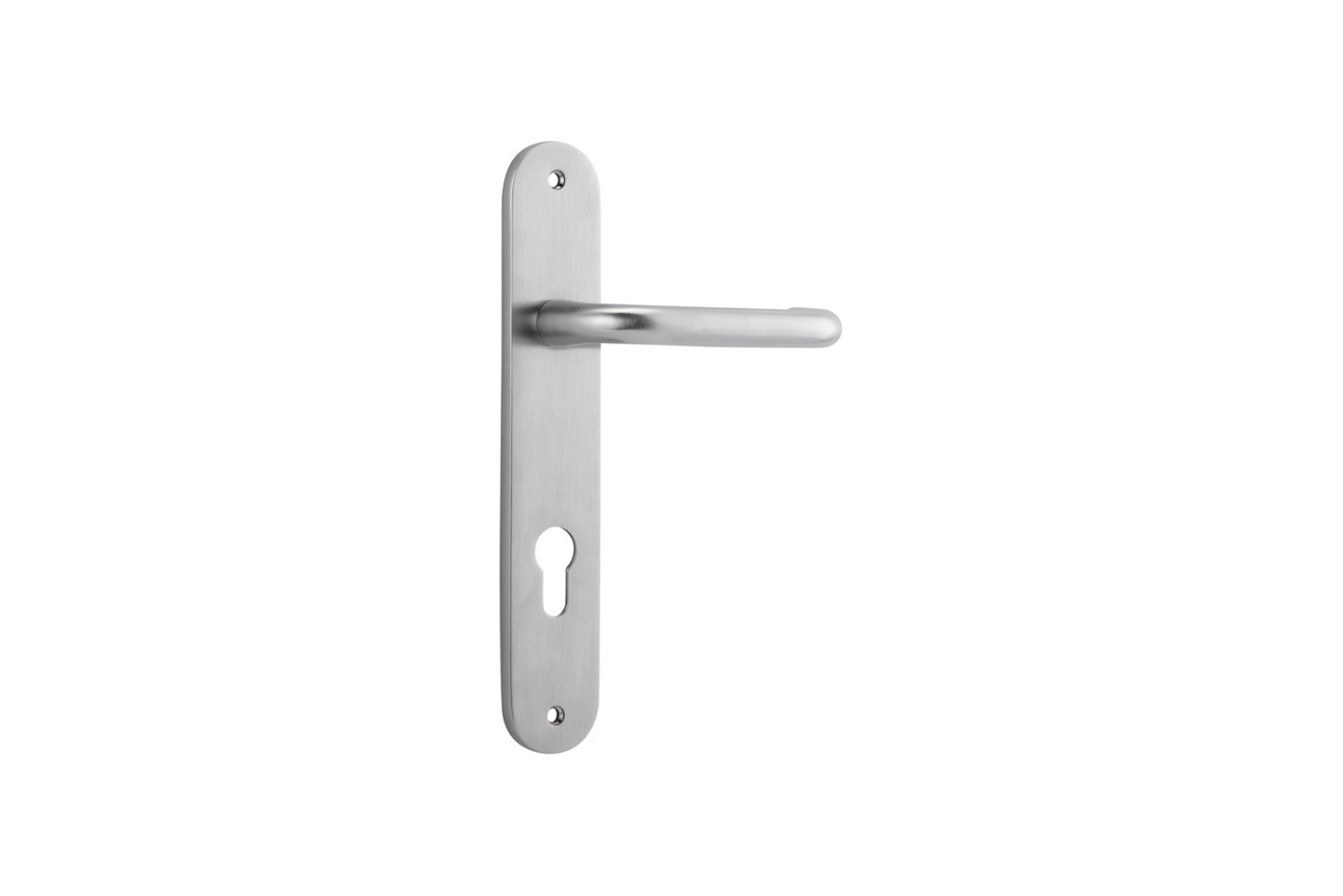 Oslo Lever Oval Brushed Chrome