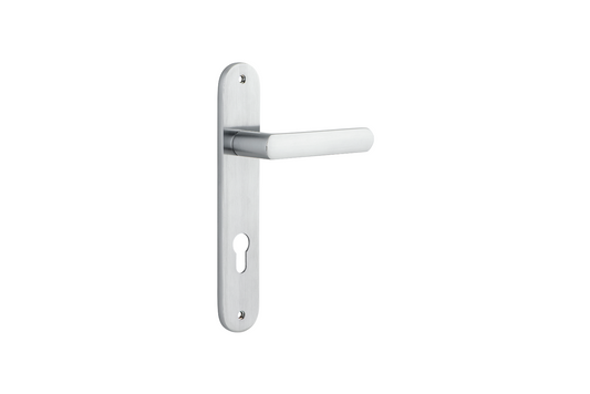 Osaka Lever Oval Brushed Chrome