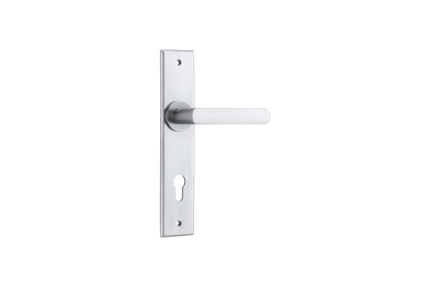 Osaka Lever Chamfered Brushed Chrome