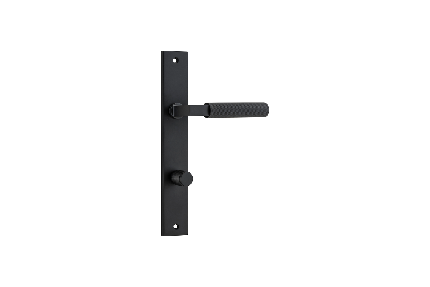 Brunswick Lever Rectangular Matt Black