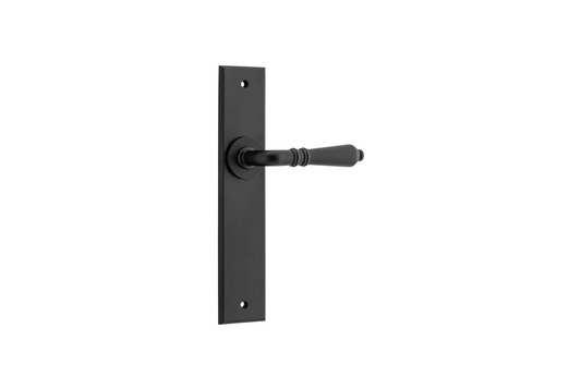 Sarlat Lever Chamfered Matt Black
