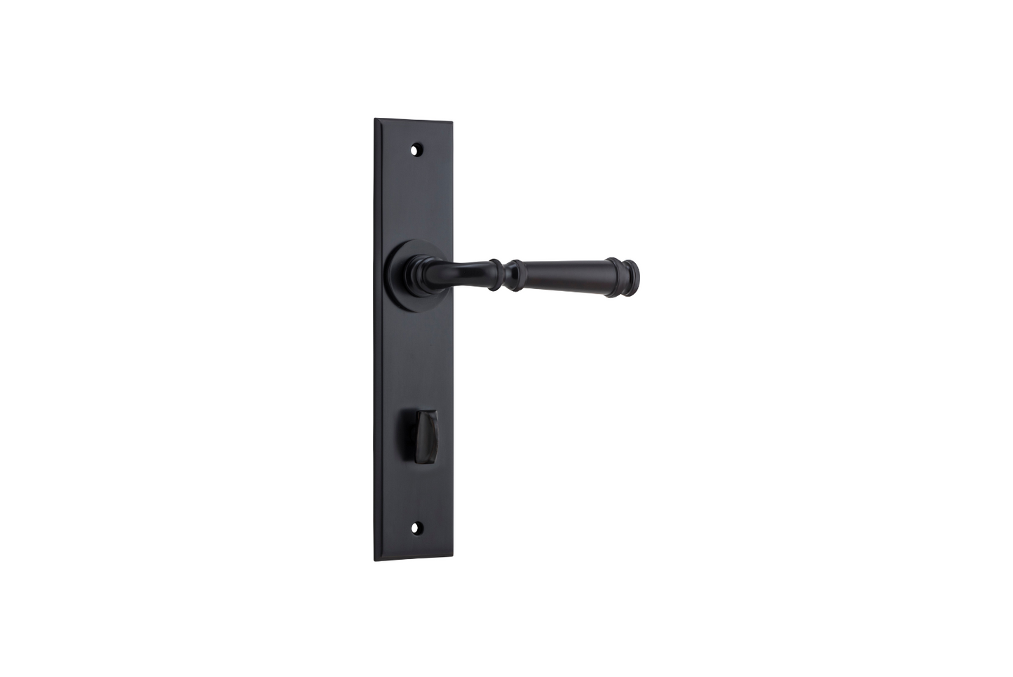 Verona Lever Chamfered Matt Black