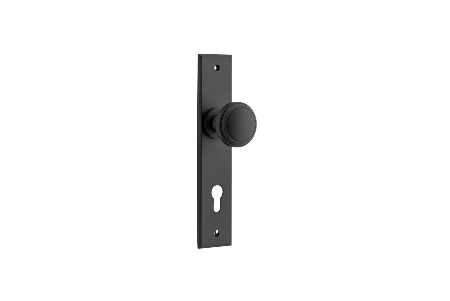 Paddington Knob Chamfered Matt Black