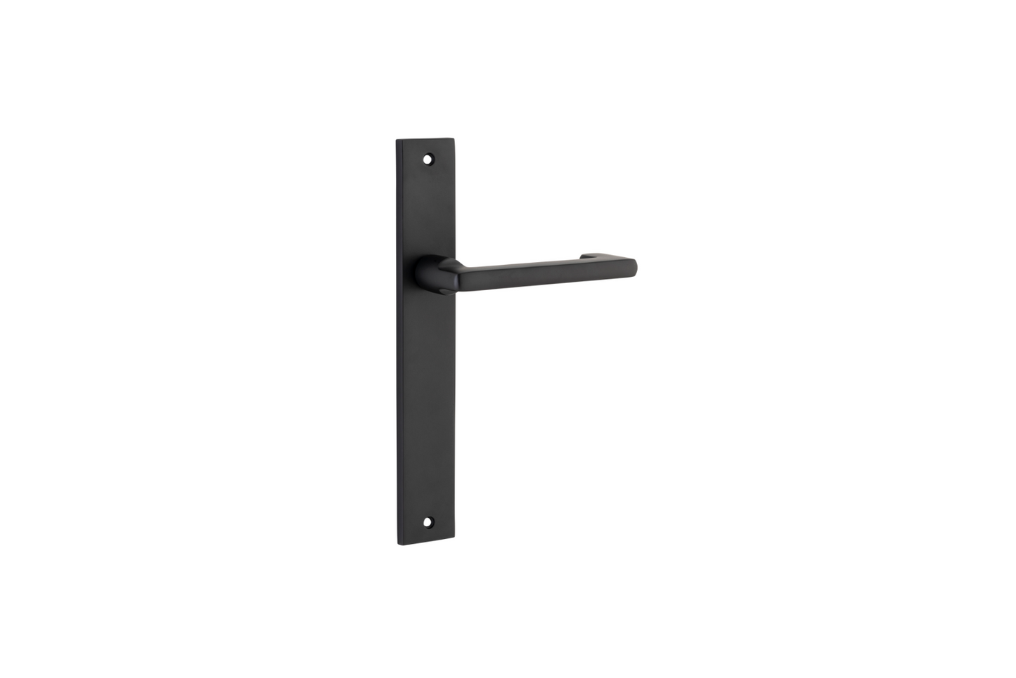Baltimore Return Lever Rectangular Matt Black