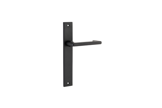 Baltimore Return Lever Rectangular Matt Black