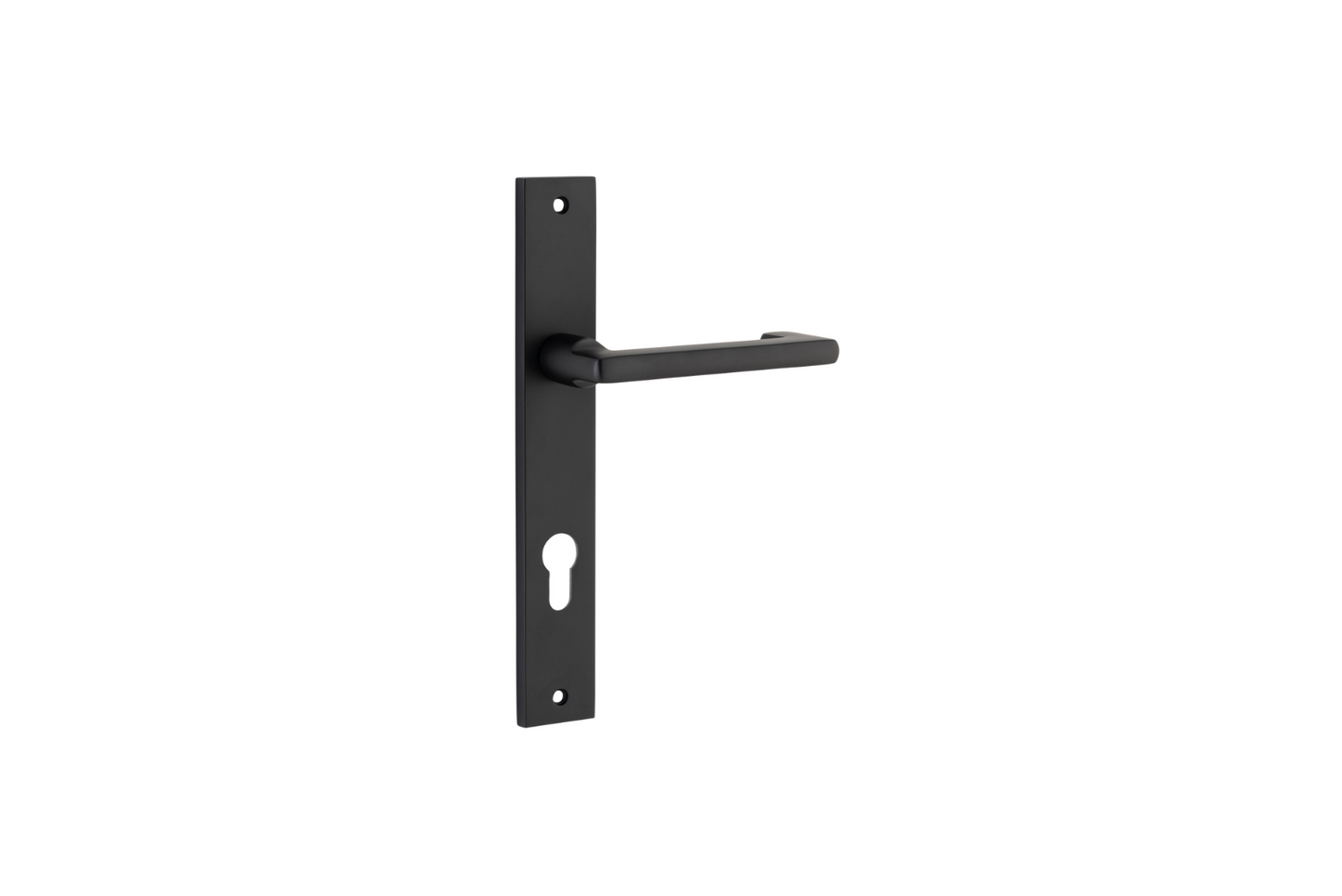 Baltimore Return Lever Rectangular Matt Black