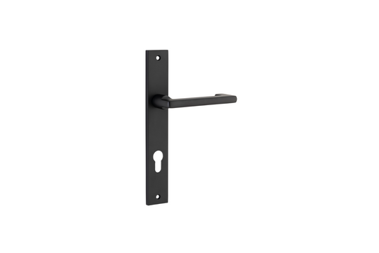 Baltimore Return Lever Rectangular Matt Black