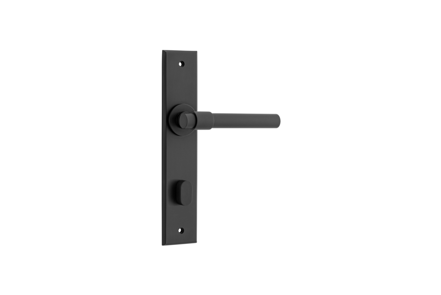 Helsinki Lever Chamfered Matt Black