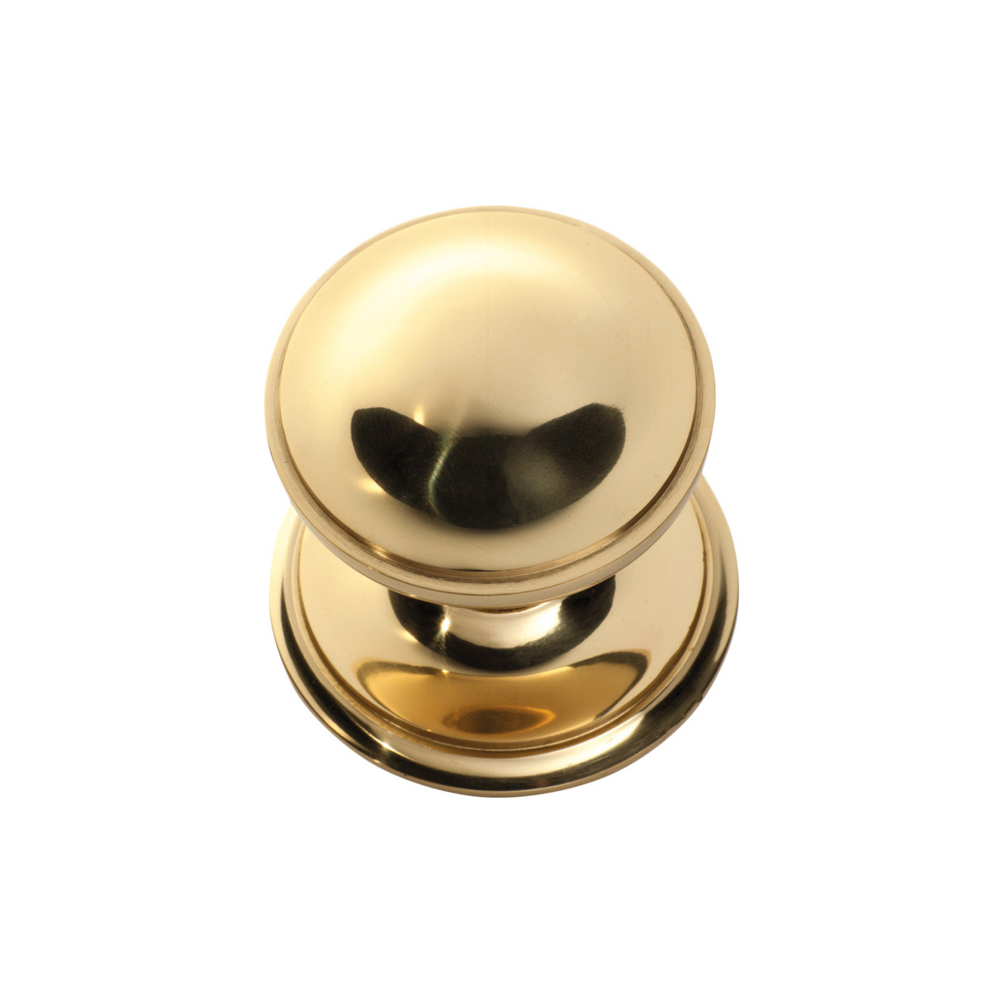 Classic Centre Door Knob Polished Brass