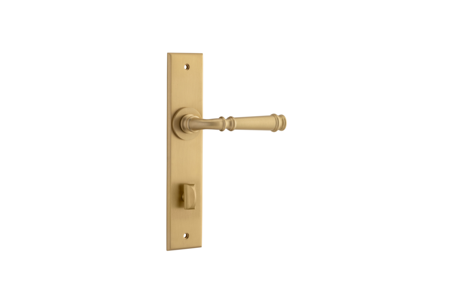 Verona Lever Chamfered Brushed Brass