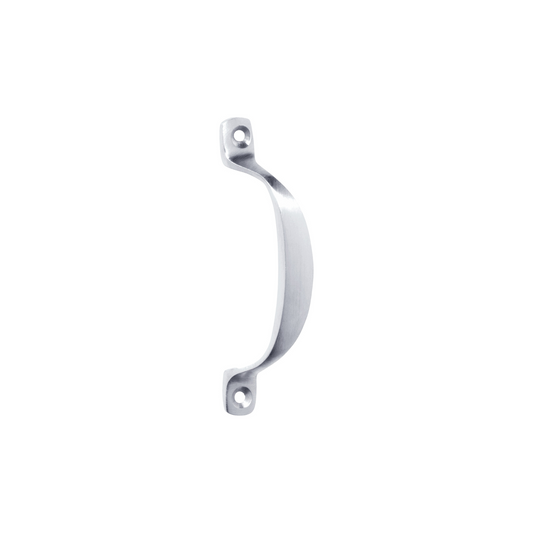 Offset Pull Handle Satin Chrome 100mm
