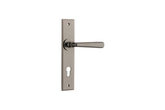 Copenhagen Lever Chamfered Distressed Nickel