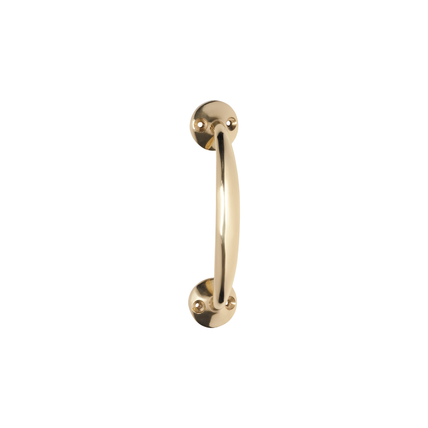 Telephone Pull Handle Polished Brass 125mm