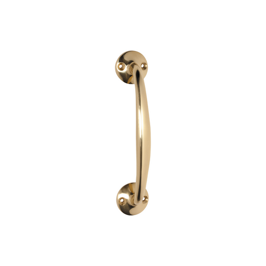 Telephone Pull Handle Polished Brass 150mm
