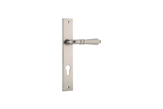Sarlat Lever Rectangular Satin Nickel