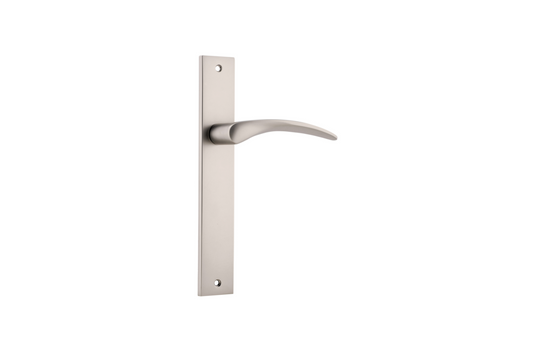 Oxford Lever Rectangular Satin Nickel