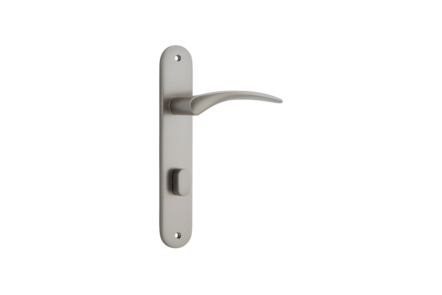 Oxford Lever Oval Satin Nickel