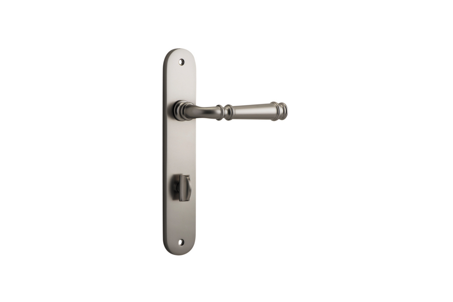 Verona Lever Oval Satin Nickel