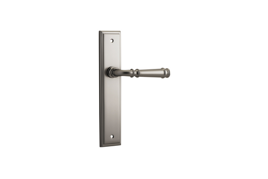 Verona Lever Stepped Satin Nickel