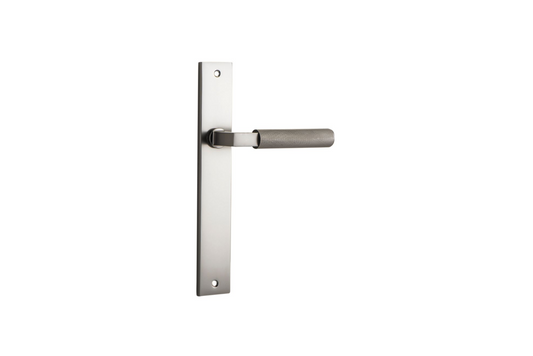 Brunswick Lever Rectangular Satin Nickel