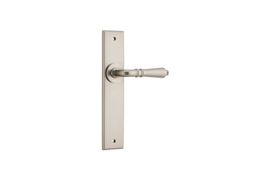 Sarlat Lever Chamfered Satin Nickel