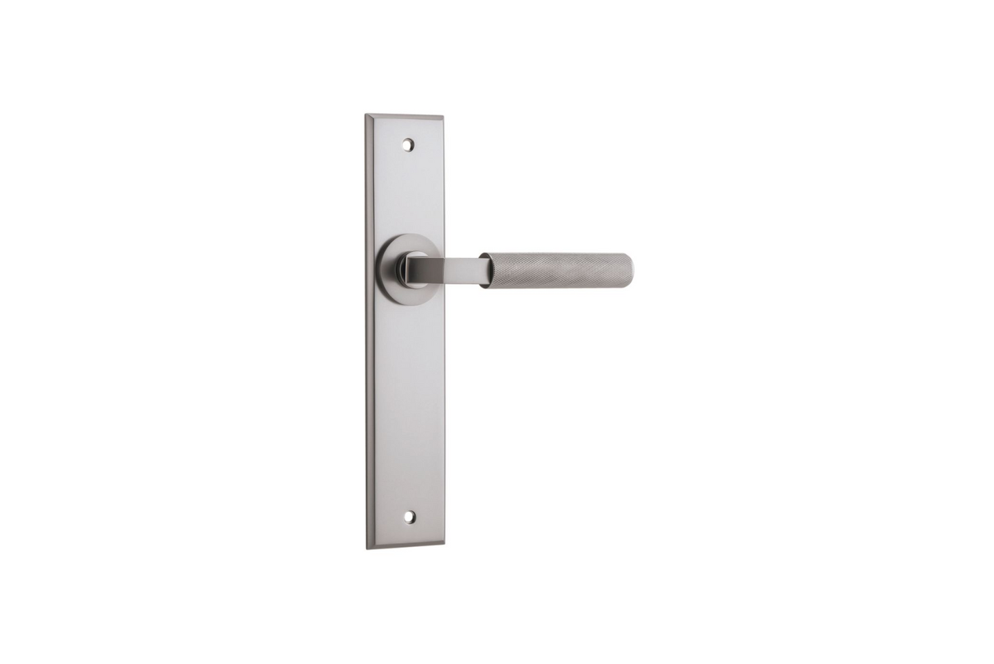 Brunswick Lever Chamfered Satin Nickel