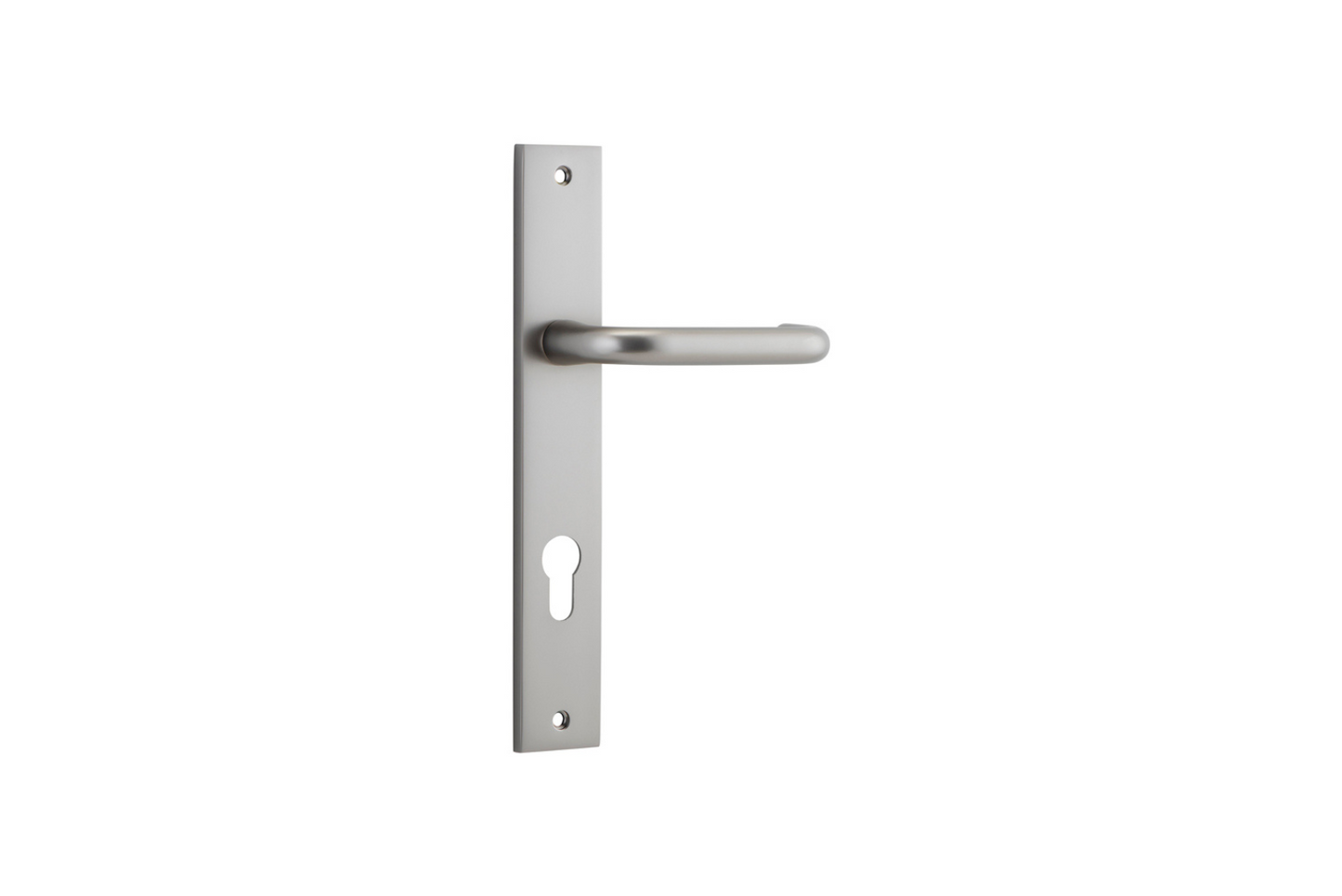 Oslo Lever Rectangular Satin Nickel