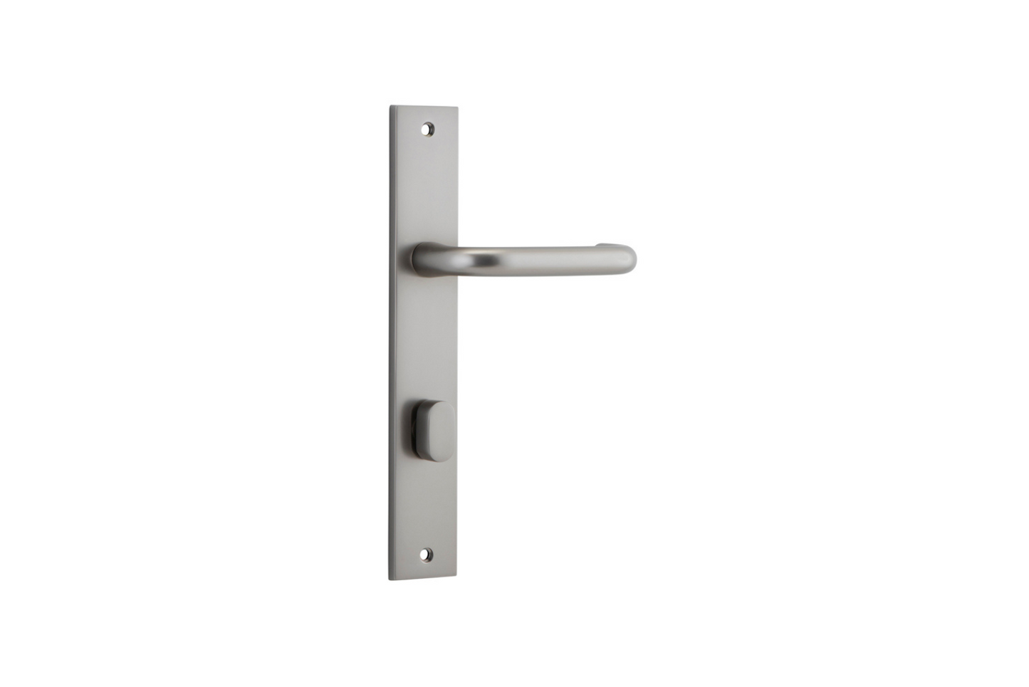 Oslo Lever Rectangular Satin Nickel
