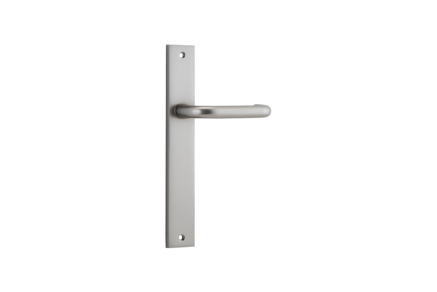 Oslo Lever Rectangular Satin Nickel