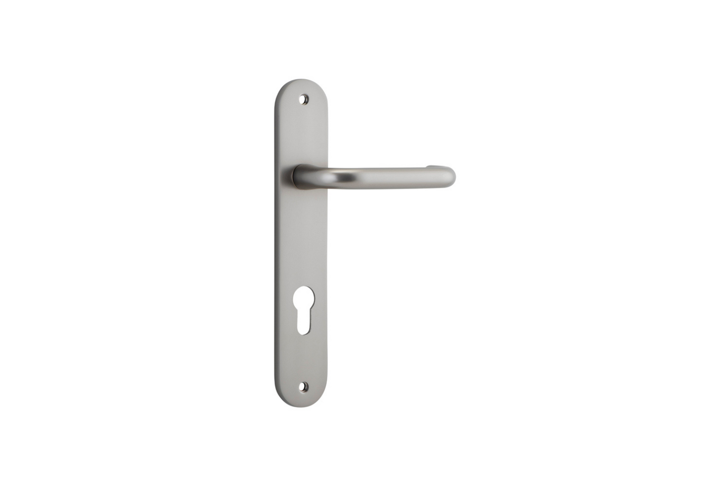 Oslo Lever Oval Satin Nickel