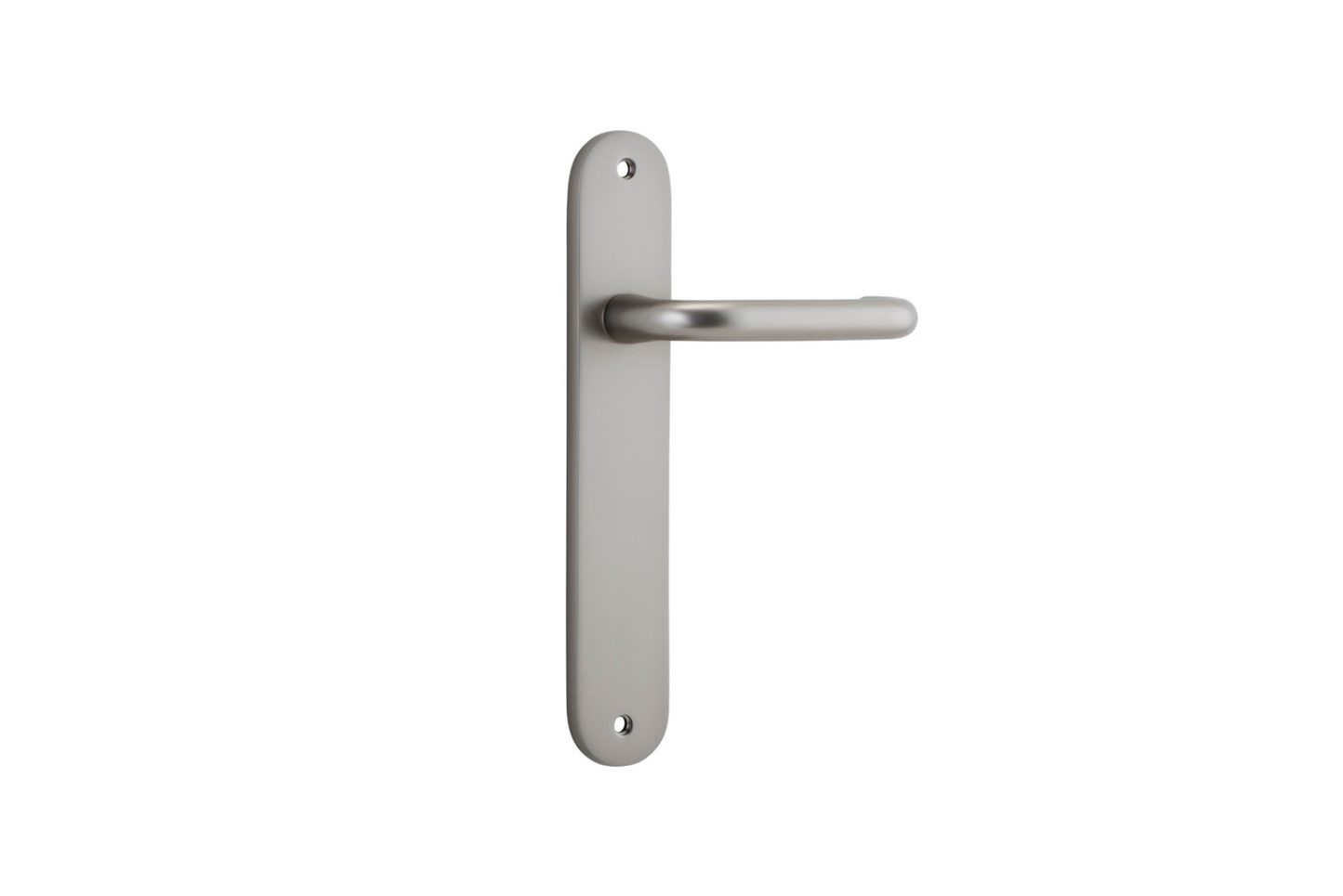 Oslo Lever Oval Satin Nickel