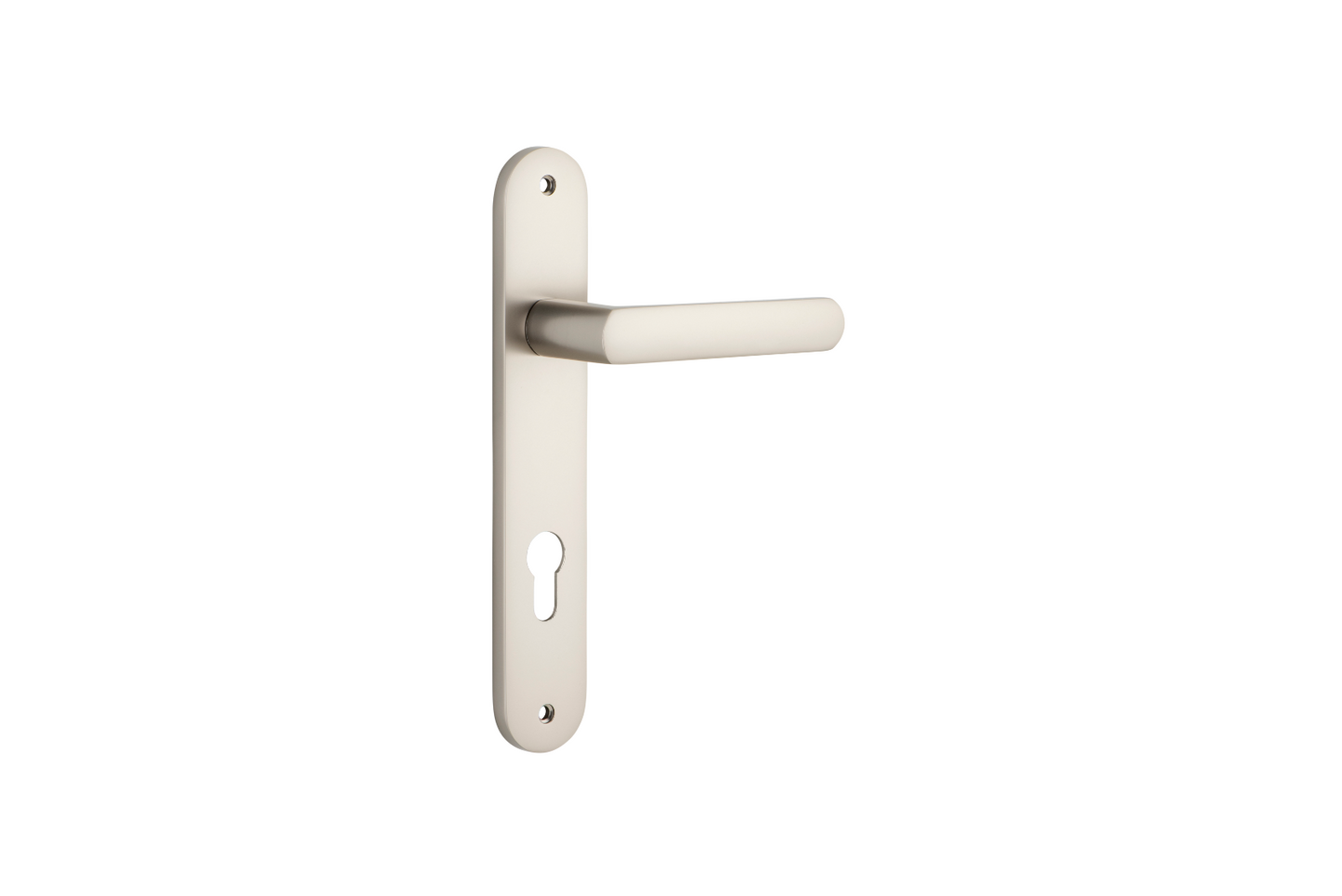 Osaka Lever Oval Satin Nickel