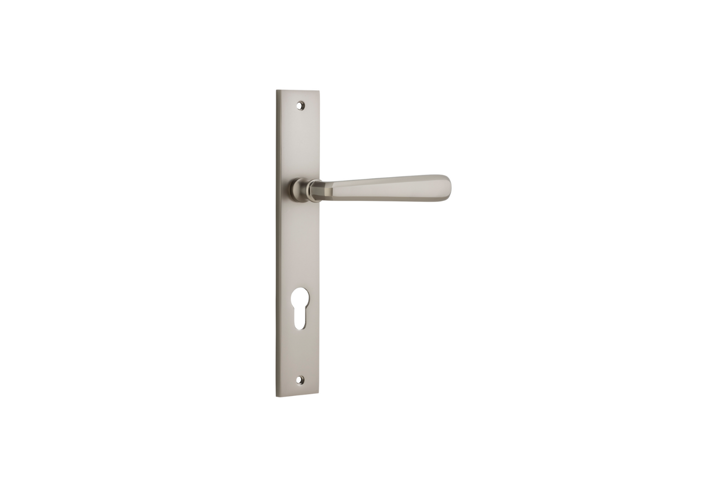 Copenhagen Lever Rectangular Satin Nickel